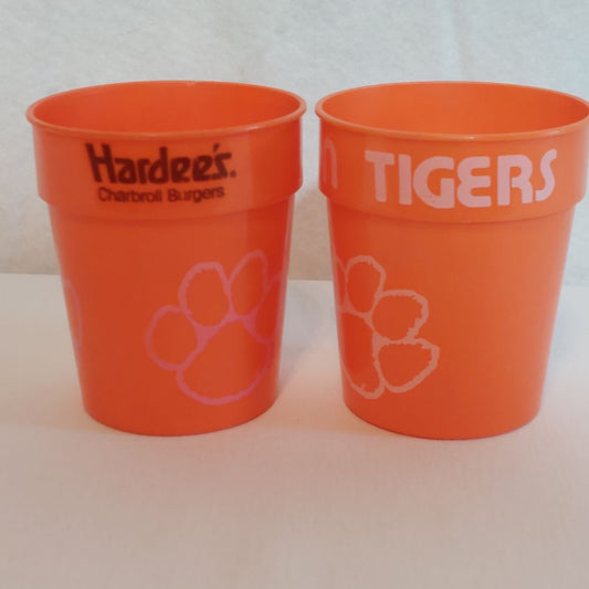 Pair of Orange Stadium Cups Clemson Tigers