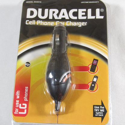 Duracell Cell Phone Car Charger Model DU5210 for LG Phones