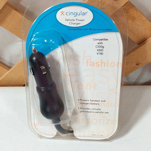 Cingular Vehicle Power Charger for Motorola Handsets C350g V220 V180