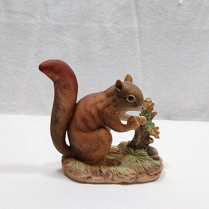 Lefton Squirrel with Acorn Figurine