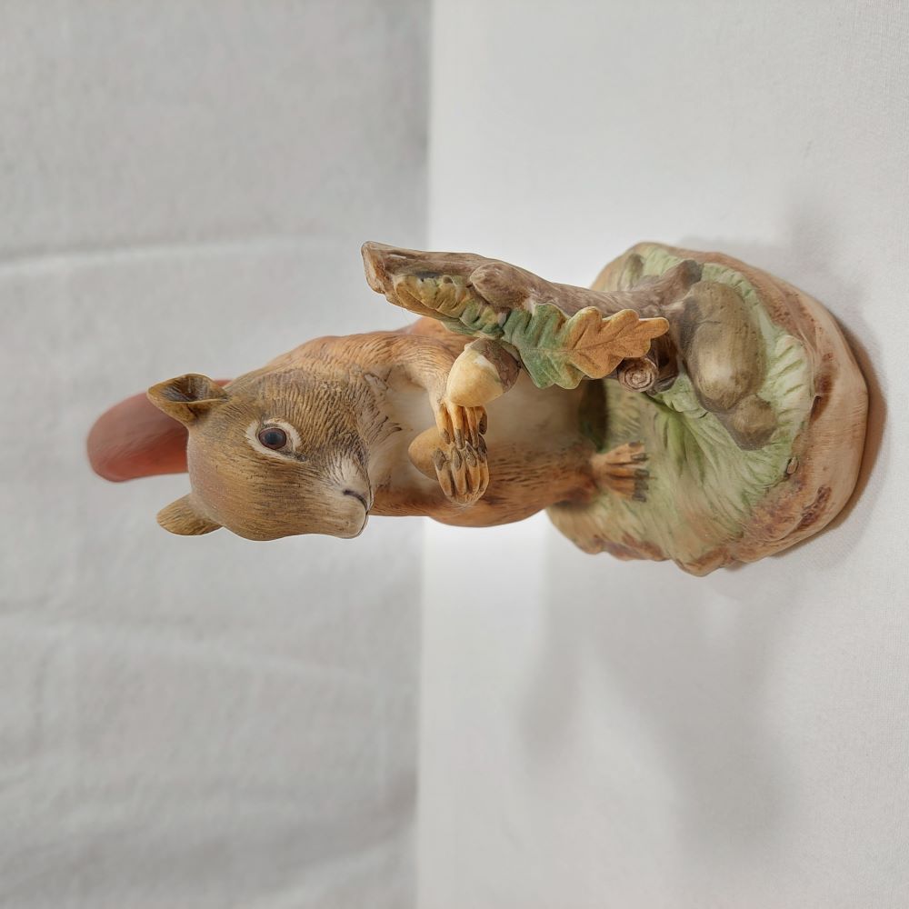 Lefton Squirrel with Acorn Figurine