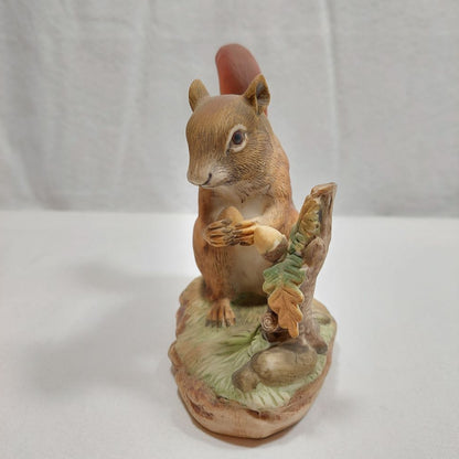 Lefton Squirrel with Acorn Figurine