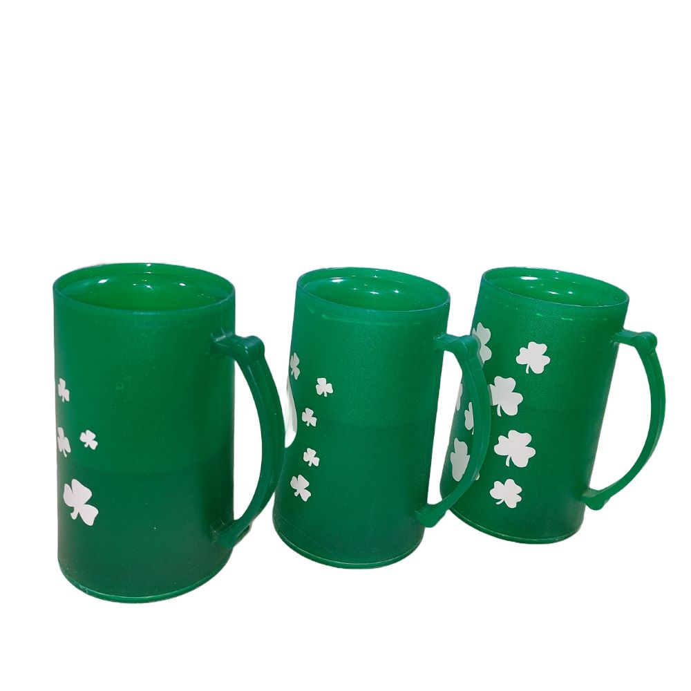 Novelty Freezer Mugs Set of 3 St. Patrick's Day