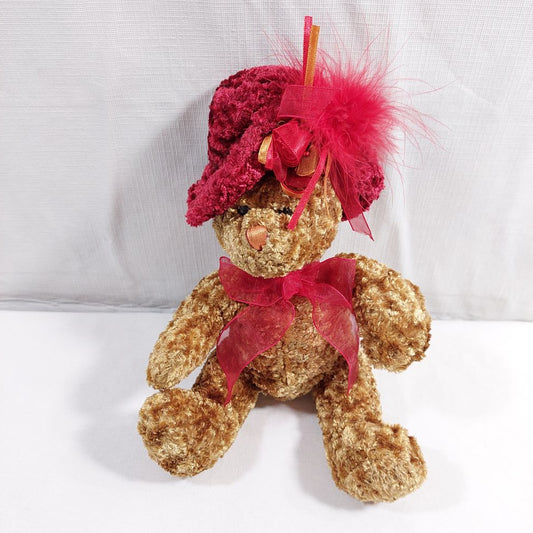 Dan Dee Collector's Choice Teddy Bear with Fancy Red Hat