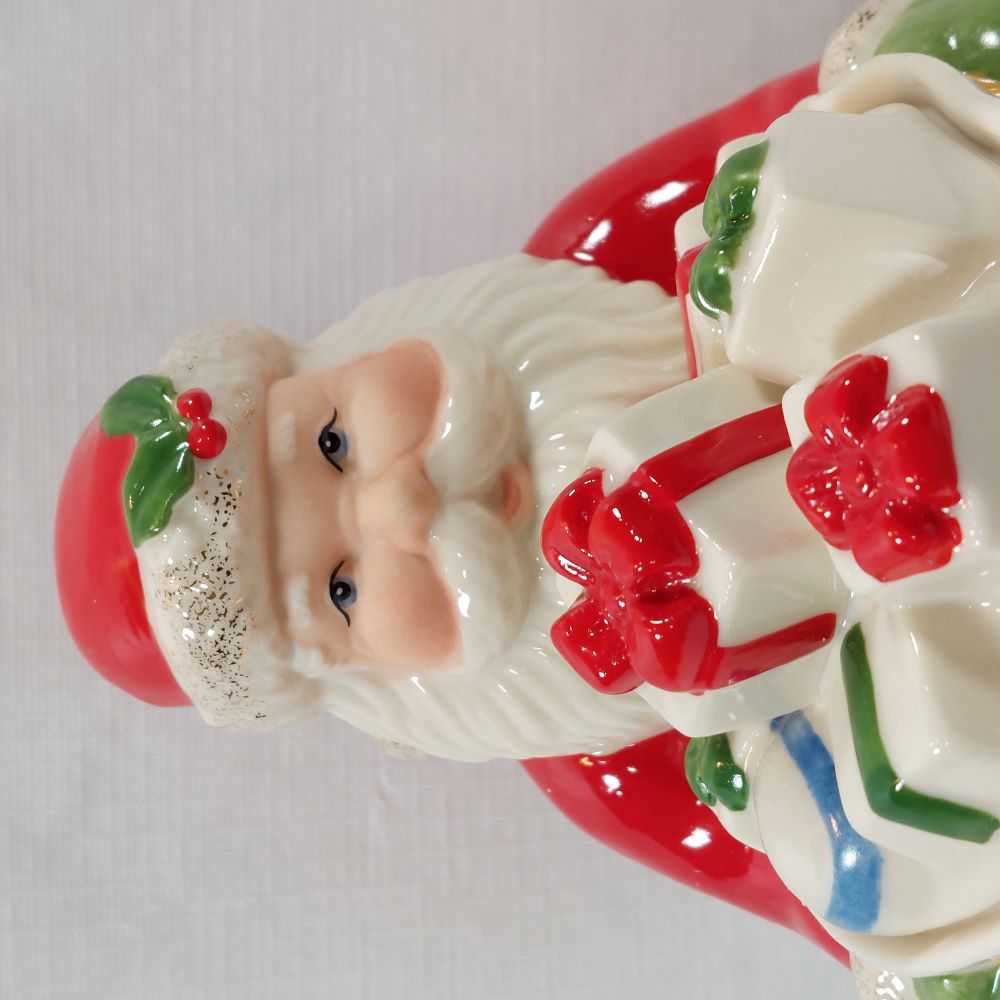 Lenox American by Design Holiday Santa Covered Candy Dish