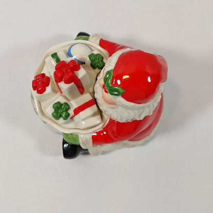 Lenox American by Design Holiday Santa Covered Candy Dish