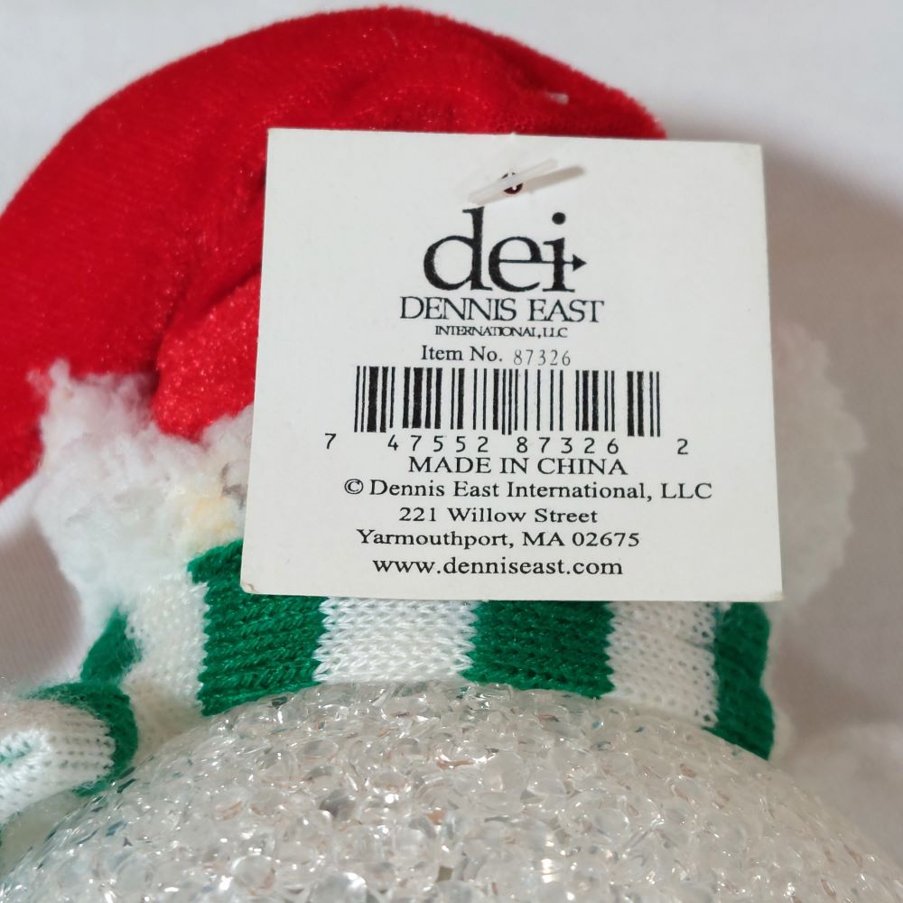 Dennis East International 7" Santa Snowman Decor