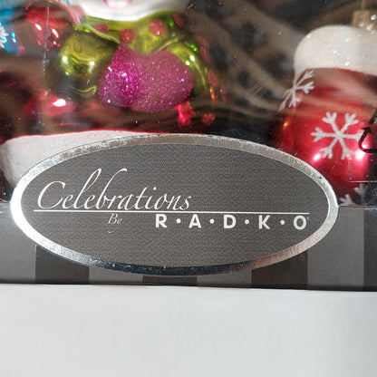 Celebrations By RADKO Holiday Ornament Set 25th Anniversary