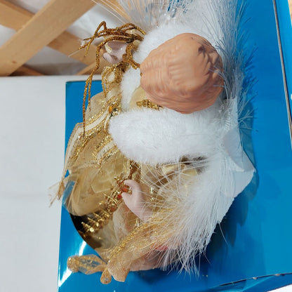 Holiday Time LED Fiber Optic Angel Christmas Tree Topper