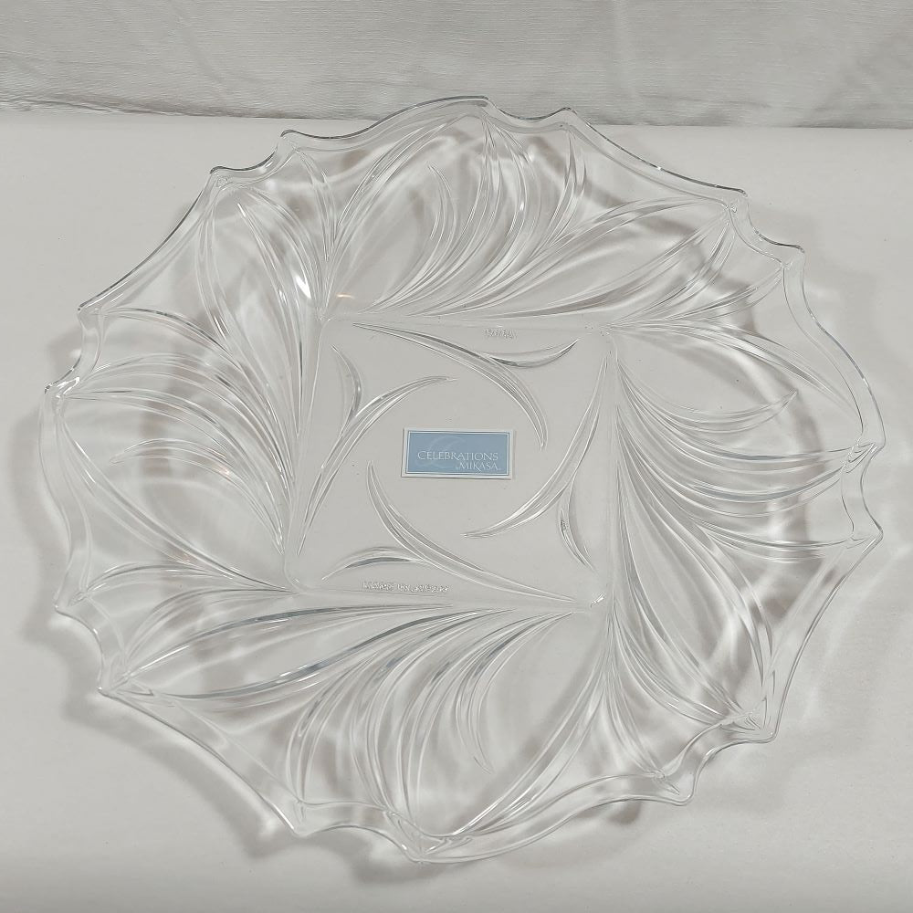 Celebrations by Mikasa Wind Song Collection Round Platter 14 Inches