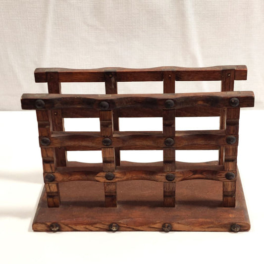 Vintage Holmar Wooden Napkin Holder