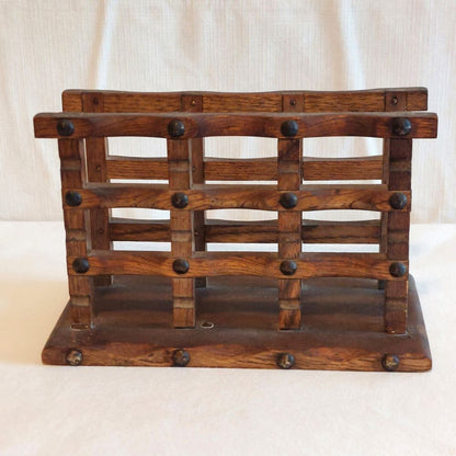 Vintage Holmar Wooden Napkin Holder