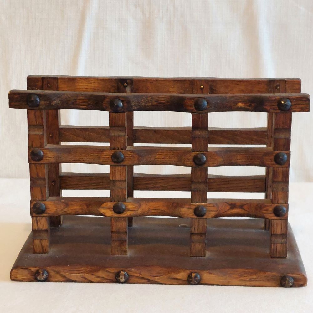 Vintage Holmar Wooden Napkin Holder