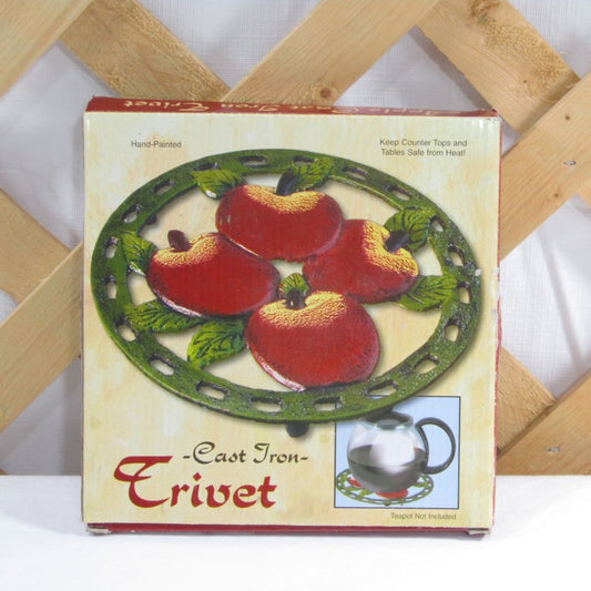 Apple Cast Iron Trivet