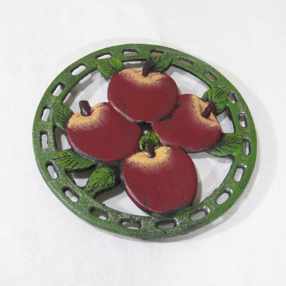 Apple Cast Iron Trivet