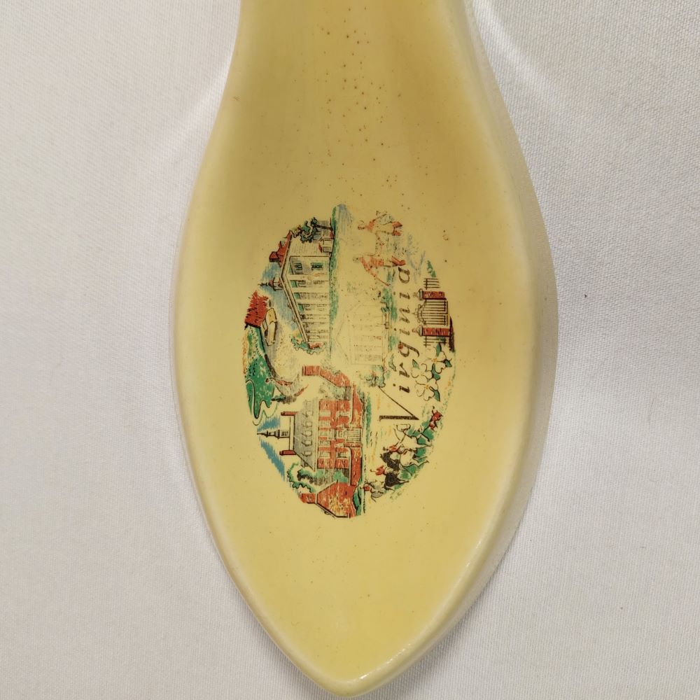 Pearl China Co. Vintage Spoon Rest State of Virginia