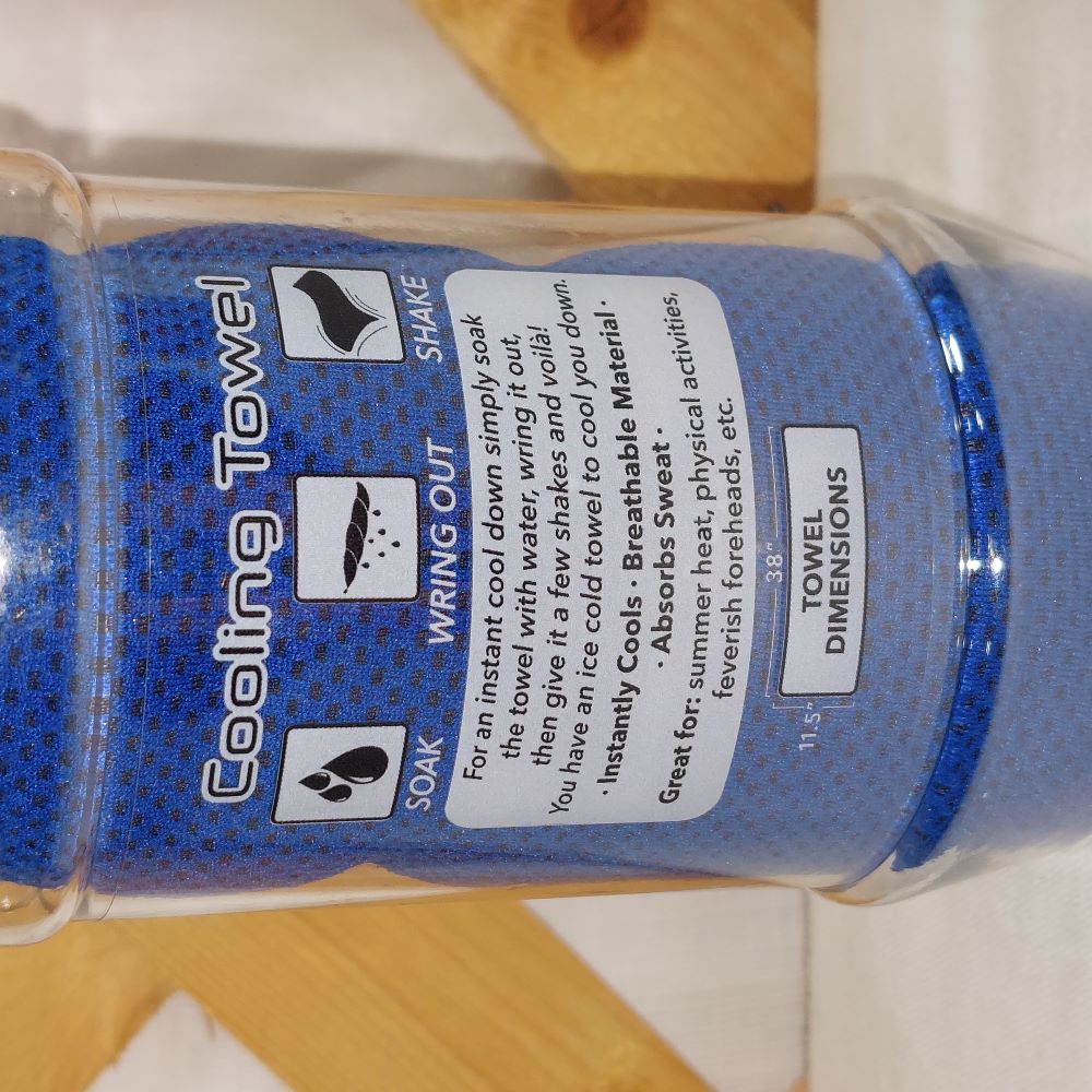True Gear Blue Cooling Towel