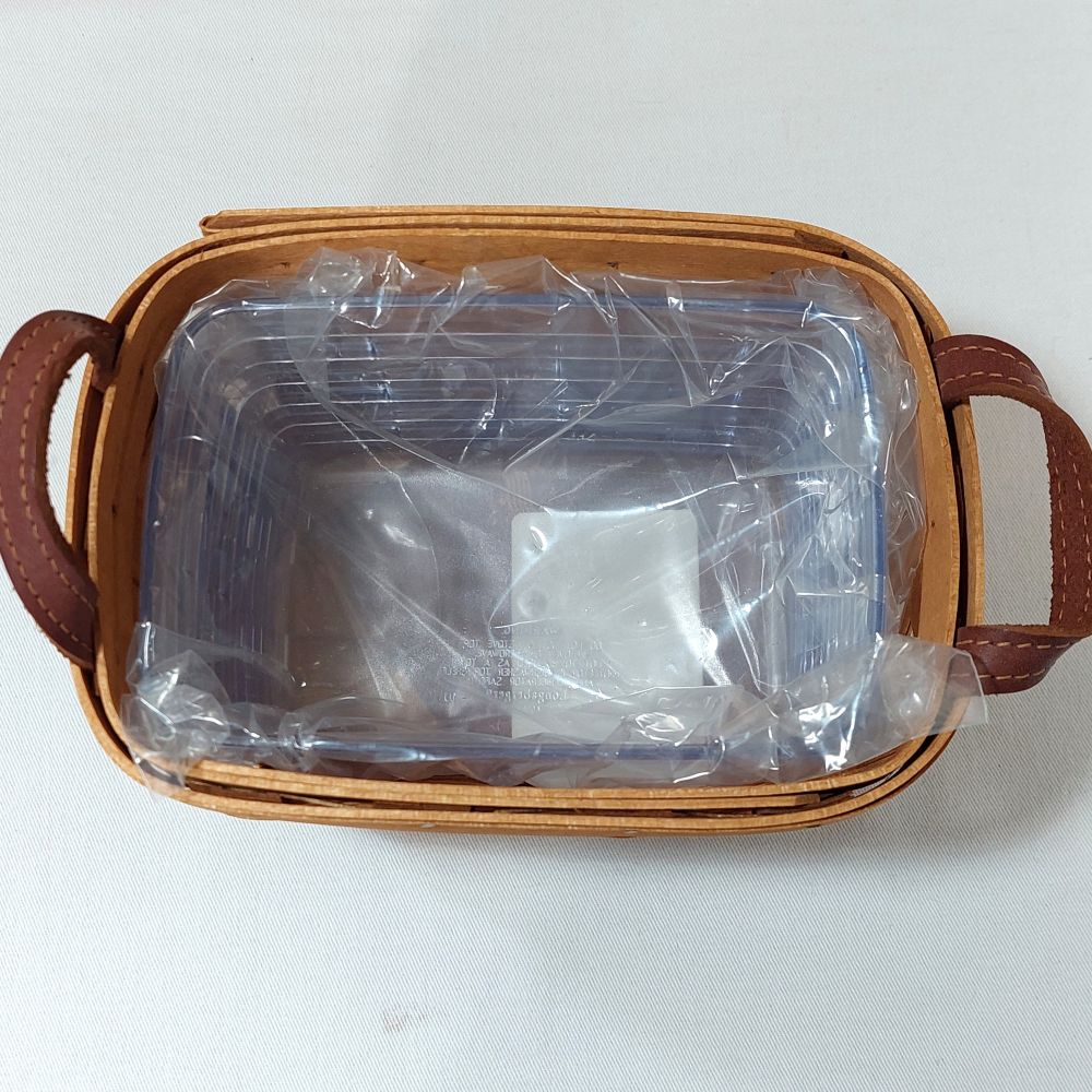 Longaberger Tea Basket with Protector Insert