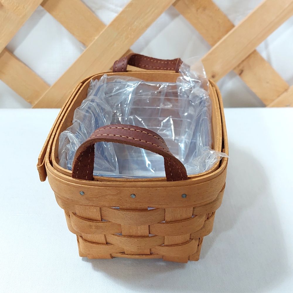 Longaberger Tea Basket with Protector Insert