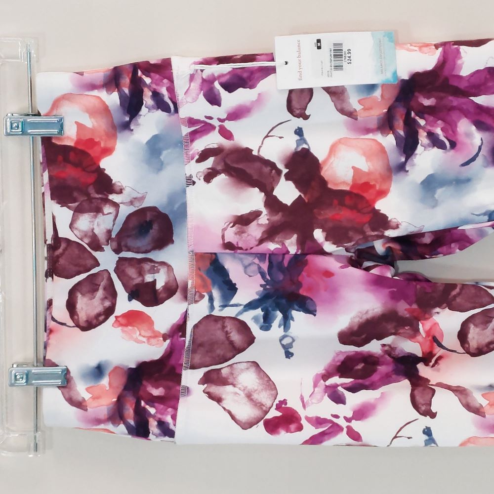 Balance Collection Floral Leggings Women's Size M