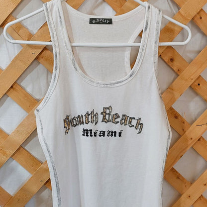 Banana Split USA South Beach Miami Tank Top Women's Size Medium