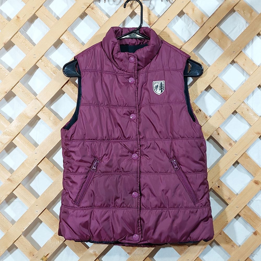 American Eagle Outfitters Purple Puffer Vest Women's Size M/M