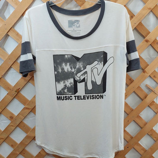 MTV Crewneck T-Shirt Juniors Size M (7-9)