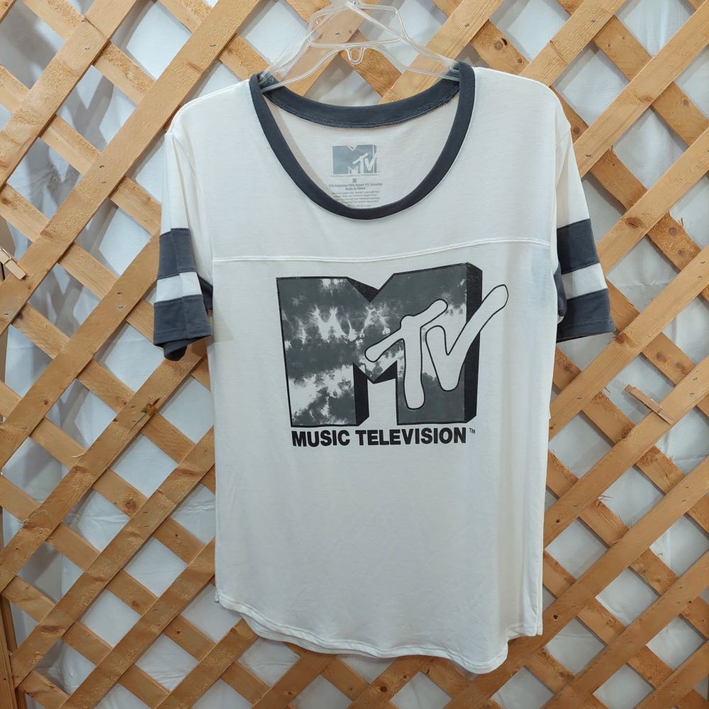 MTV Crewneck T-Shirt Juniors Size M (7-9)