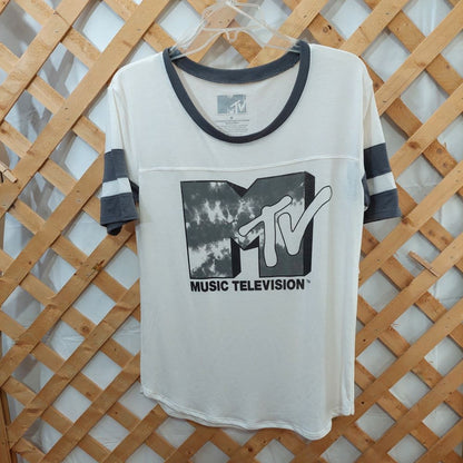 MTV Crewneck T-Shirt Juniors Size M (7-9)
