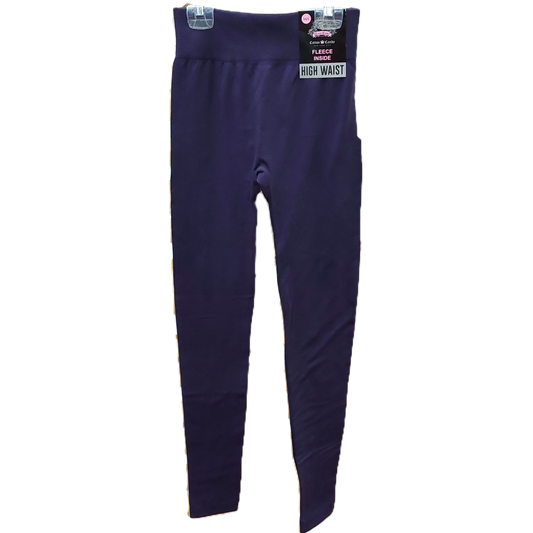 Cotton Candy Purple High Waist Fleece Lined Leggings