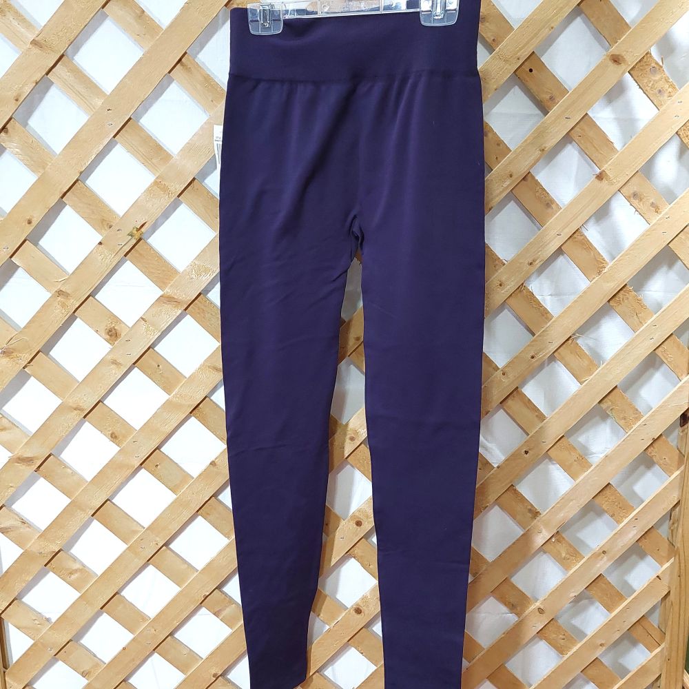 Cotton Candy Purple High Waist Fleece Lined Leggings