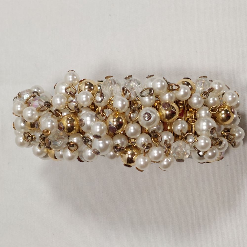 Faux Pearl Stretch Bracelet