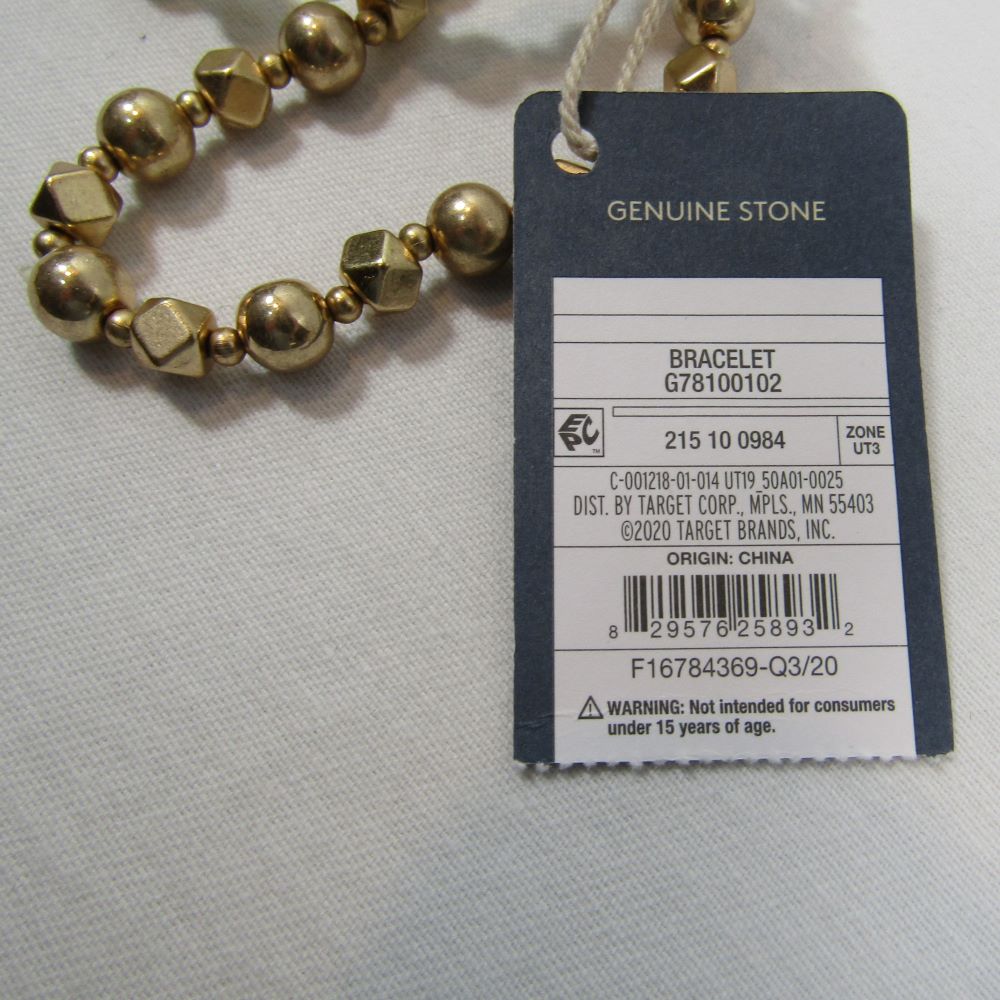 Universal Thread Goods Co. Set of 3 Genuine Stone Bracelets