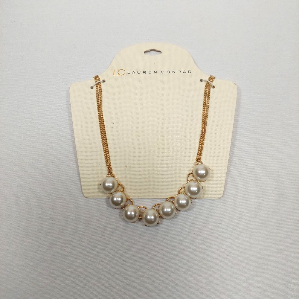 LC Lauren Conrad Faux Pearl Necklace Costume Jewelry