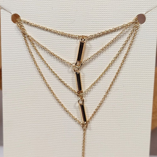 LC Lauren Conrad Cable Chain Ring-to-Wrist Bracelet