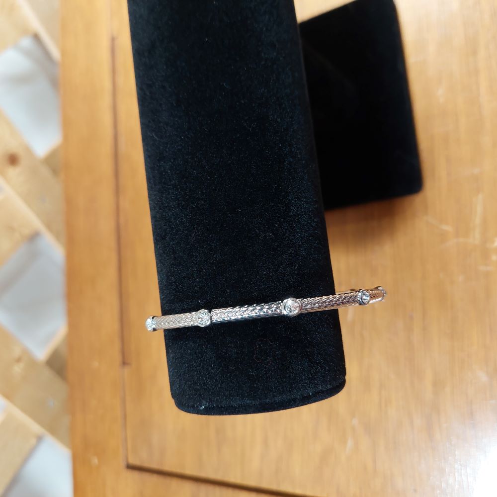 Silvertone Bangles Set of 3