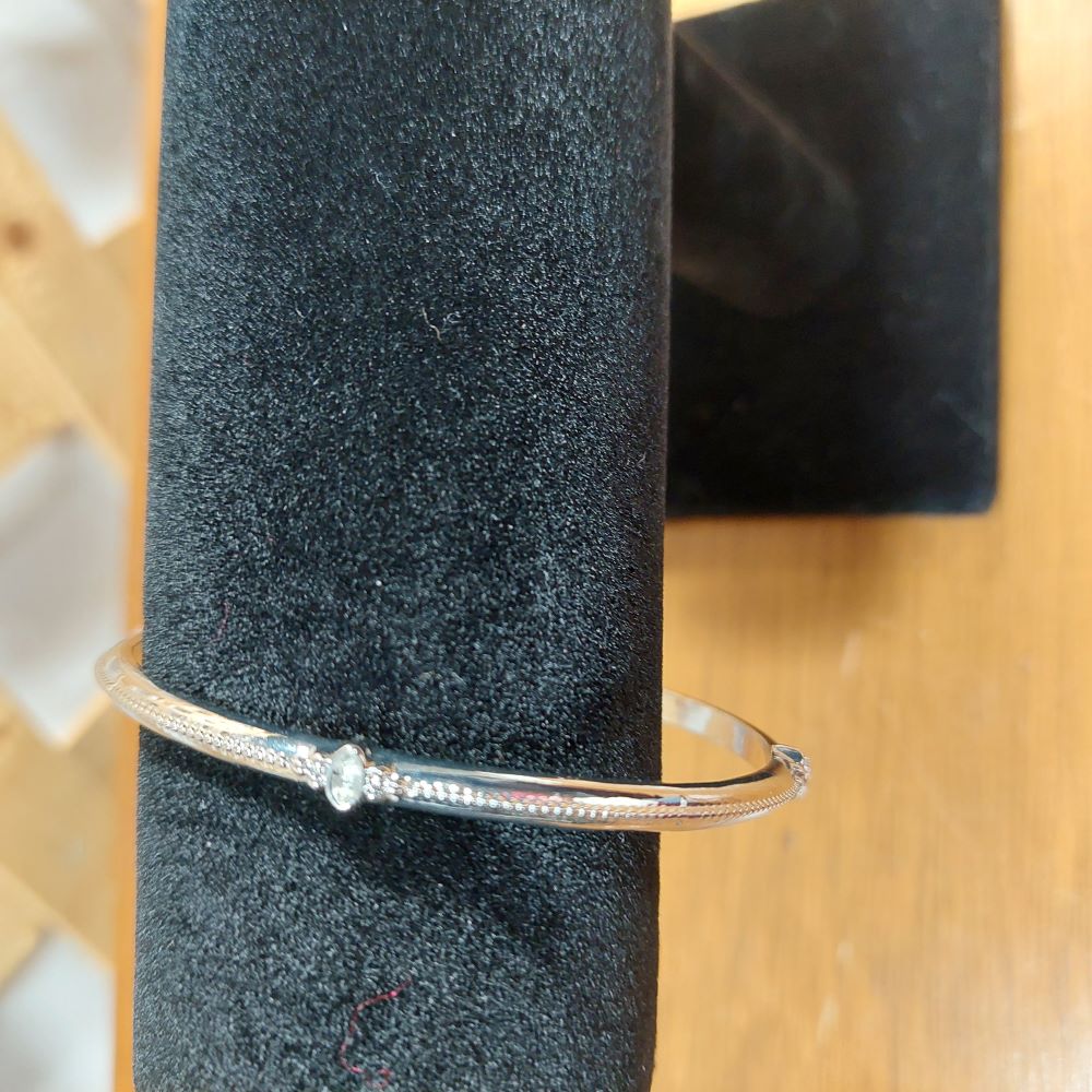 Silvertone Bangles Set of 3