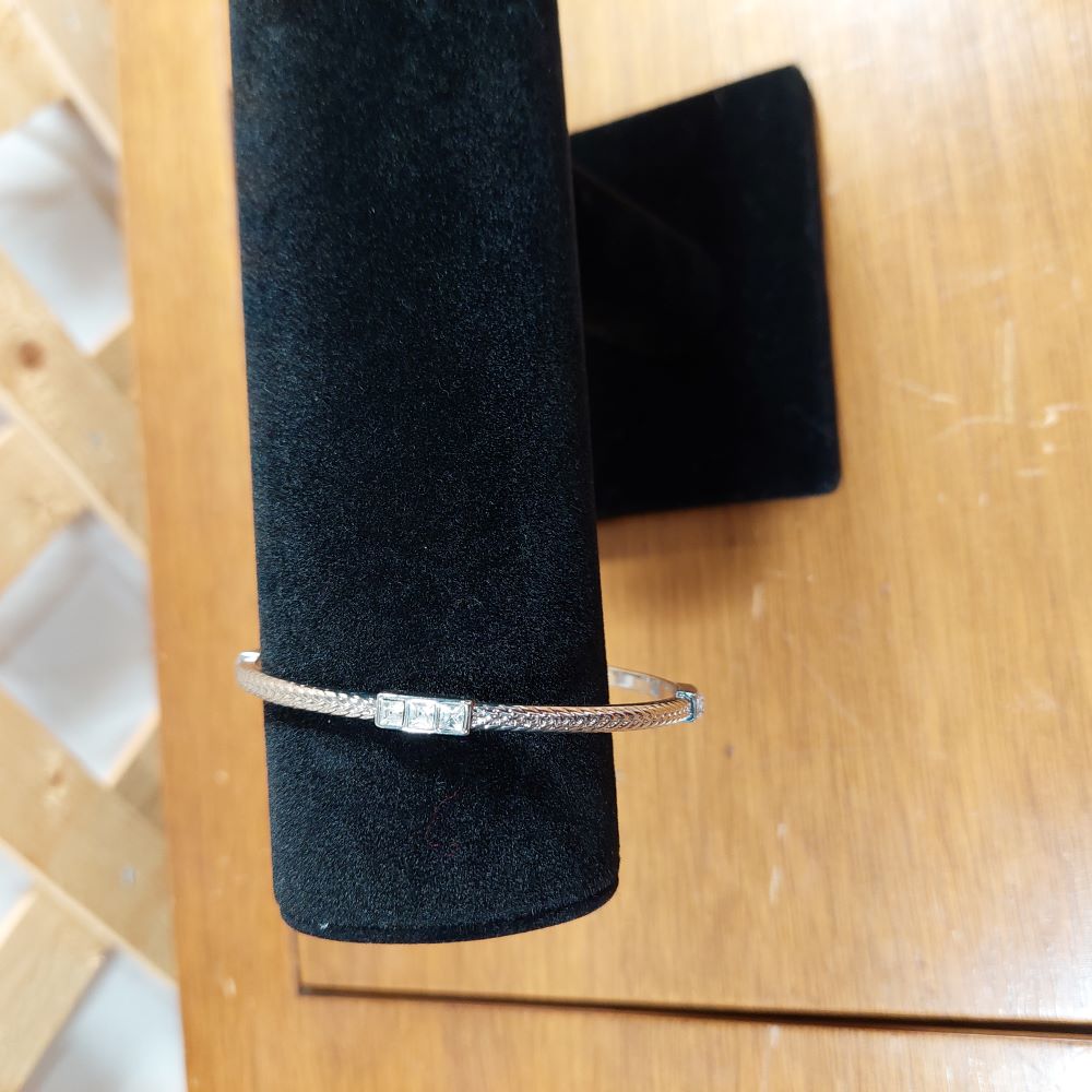 Silvertone Bangles Set of 3