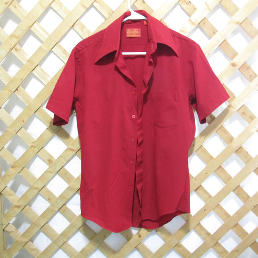 Sears Best Kings Road Shop Short Sleeve Shirt Mens Size M Vintage