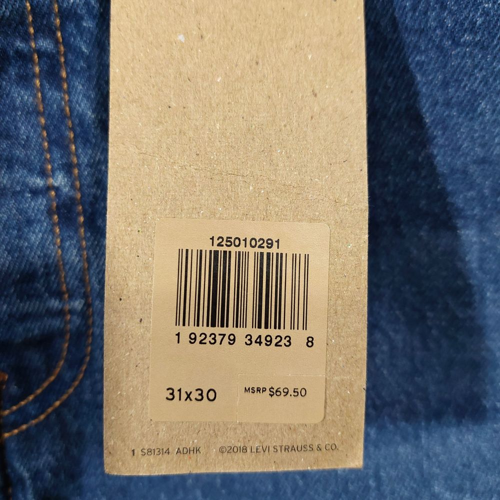 Levi's 501 Original Jeans Men's Size 31 x 30 - Irregular