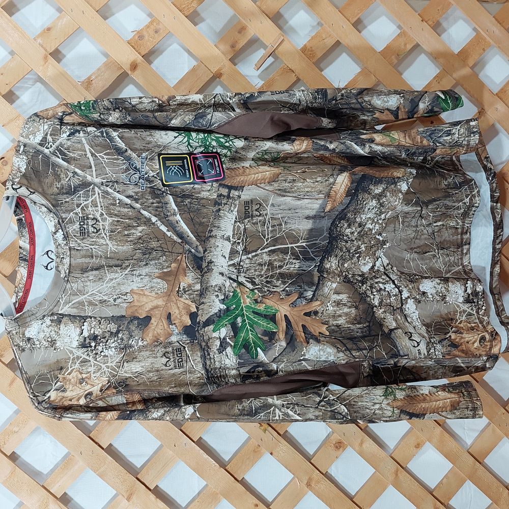 Realtree Edge Performance Tee Long Sleeve Men's Size XL