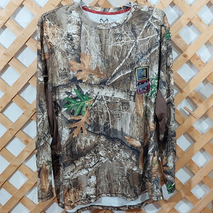 Realtree Edge Performance Tee Long Sleeve Men's Size XL