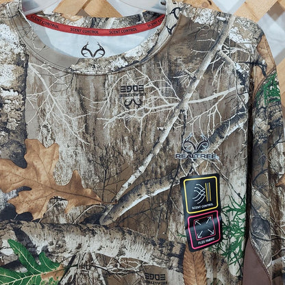 Realtree Edge Performance Tee Long Sleeve Men's Size XL