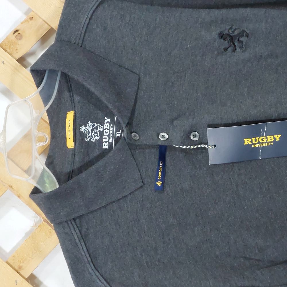 Rugby University Liquid Touch Comfort Fit Polo Shirt Men's XL