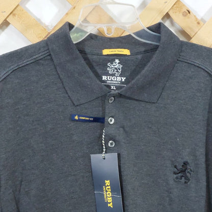 Rugby University Liquid Touch Comfort Fit Polo Shirt Men's XL