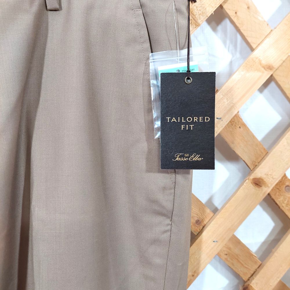 Tasso Elba Tailored Fit Dress Pants Men's 34W 30L