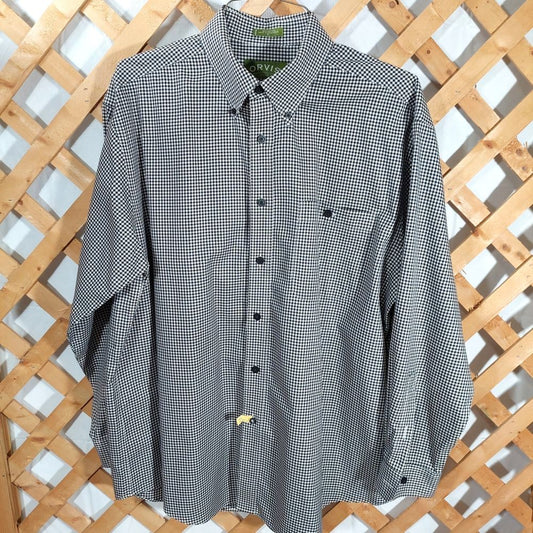 Orvis Mini Check Button Down Shirt Men's XL