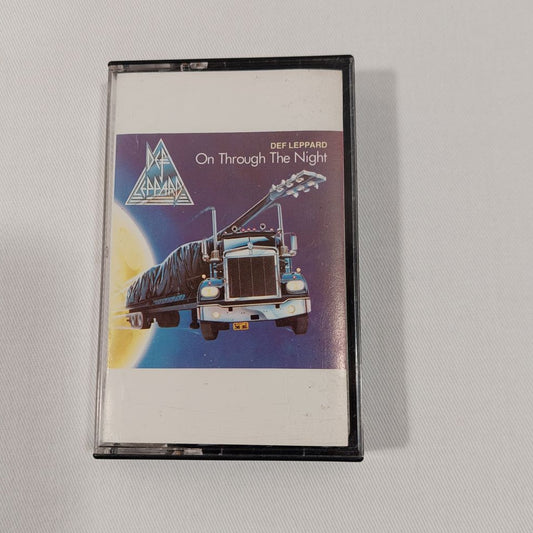 Def Leppard On Through The Night on Cassette 1980