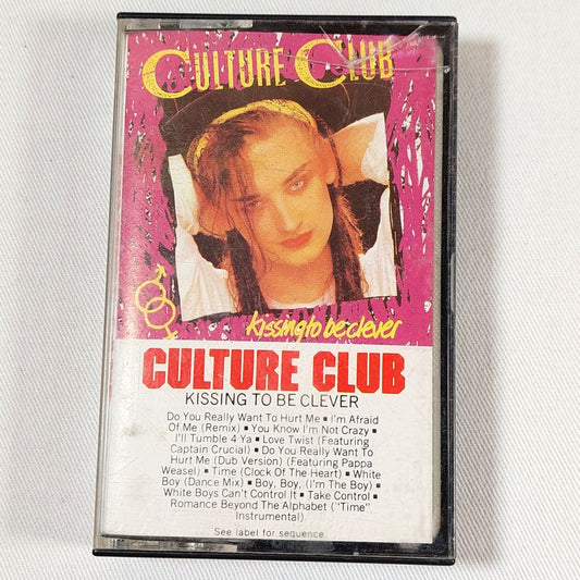 Culture Club Kissing To Be Clever Music Cassette