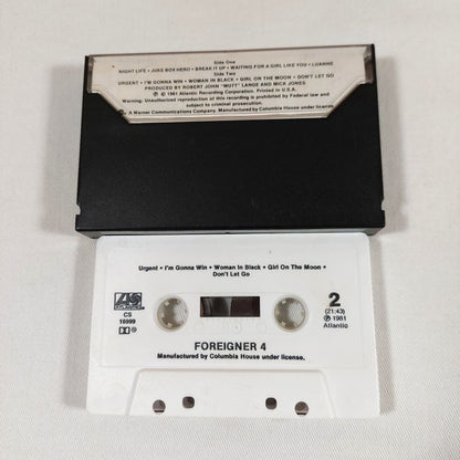 Foreigner 4 Music Cassette Vintage